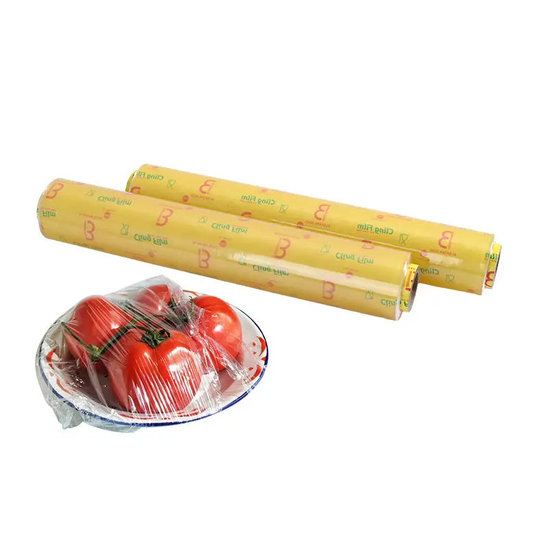 Fabricant Fournisseur Pas Cher Bon Prix Pvc Film Étirable Pvc Film D'emballage Alimentaire Jumbo Cling Film