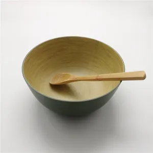 Bowl Bamboo Biodegradable And Reusable Bamboo Fiber Coconut Bowl Hoeavy-duty And Sturdy Quality Natural Bowl Bamboo