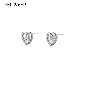 Pendientes de moda con circonita PE0096 para mujer, joyería de alta calidad - Product Image 1