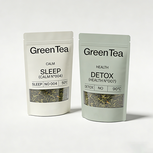 Sachets en papier <span class=keywords><strong>kraft</strong></span> avec support en plastique, logo personnalisé, sachets vides <span class=keywords><strong>pour</strong></span> thé aux herbes, emballage <span class=keywords><strong>pour</strong></span> sachets de thé pyramidaux - Product Image 2