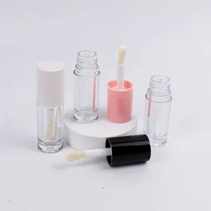 Best Verkopende Make Up Lipgloss Fles Verpakking Clear Custom Roller Bal Buis Lipgloss Buis