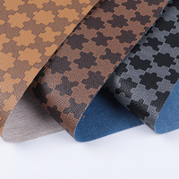 Feuille de tissu en similicuir avec motif imprimé en PVC PU pour matériaux de sacs – Tissu personnalisé