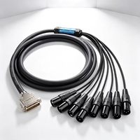 Câble audio multipaire YYTCG DB25 vers 8 canaux XLR mâle pour table de mixage sonore en direct et en studio