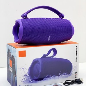 Haut-parleur portable d'extérieur CHARGE6 RGB 6e génération sans fil, étanche 5.3, 20W, avec subwoofer et lecteur de carte pour le commerce international - Product Image 4