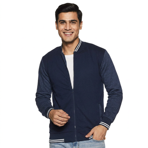 <b>Men's</b> Premium Quality <b>Canvas</b> Varsity <b>Jacket</b> Custom Embroidered Stand Collar Winter CollegeBaseballjacket <b>for</b> <b>men</b> DDP Shipping - Product Image 1