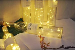 Guirlande lumineuse LED multicolore pour bouchon de bouteille, alimentée par piles, fil de cuivre flexible, pour mariage, fête, bar, décoration intérieure - Product Image 3
