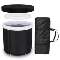 Baignoire à air gonflable avec logo personnalisé, Bain de glace portable en PVC Baignoire de thérapie en plongée froide pour récupération physique