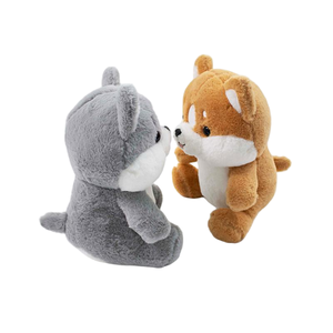 Peluche réaliste renard-chien de dessin animé, rembourrée en PP, avec doublure en maille, jouet en peluche animal mignon, super doux, pour cadeau d'<span class=keywords><strong>enfant</strong></span> - Product Image 2