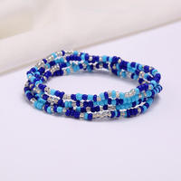 Chaîne de taille élastique africaine bohème en perles de rocaille, bijou de corps coloré, chaîne de cheville pour fête et fiançailles, style tendance