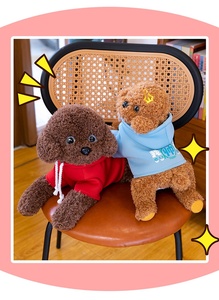 En gros, Peluche <span class=keywords><strong>chien</strong></span> Teddy super douce en coton PP, oreiller ours avec technique de lavage, idéal <span class=keywords><strong>pour</strong></span> dormir et soulager le stress, <span class=keywords><strong>cadeau</strong></span> d'<span class=keywords><strong>anniversaire</strong></span> - Product Image 5
