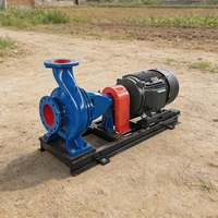 Pompa Air Sentrifugal 4 Inch Listrik Stainless Steel Aliran Tinggi Pompa Pendorong Transfer Air Bersih Industri