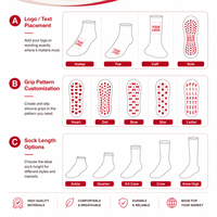 Chaussettes antidérapantes pour le yoga et le Pilates, chaussettes en coton doux pour femmes, antidérapantes, design personnalisé, volants, chaussettes antidérapantes pour le Pilates