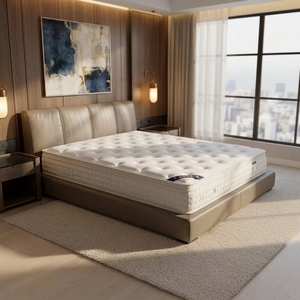 Colchón Comprimido a <span class=keywords><strong>Precio</strong></span> <span class=keywords><strong>de</strong></span> Fábrica, Muebles <span class=keywords><strong>de</strong></span> Hotel, Colchones <span class=keywords><strong>de</strong></span> <span class=keywords><strong>Espuma</strong></span> Viscoelástica Personalizados con Muelles Ensacados Independientes para Proyectos Hoteleros - Product Image 1