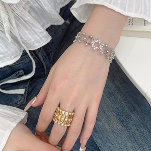 Anillo Geométrico de Plata de Ley S925 Yinruitai con Engaste Pavé, Joyería para Mujer para Fiestas - Product Image 3