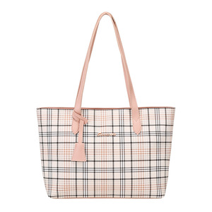Conjunto <span class=keywords><strong>de</strong></span> Dos Piezas: Bolso Tote <span class=keywords><strong>de</strong></span> PU con Estampado a Cuadros y Bolso <span class=keywords><strong>de</strong></span> Hombro <span class=keywords><strong>de</strong></span> Poliéster con Cierre <span class=keywords><strong>de</strong></span> Cremallera para Mujer, Estilo Coreano, Otoño 2026 - Product Image 5