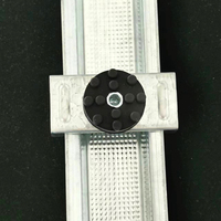 Clips de plafond en gypse en acier galvanisé moderne Clips de canal de fourrure d'isolation phonique résilient en caoutchouc ignifuges antirouille haute