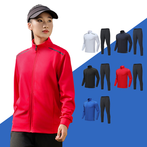 Logo personnalisé Haute Qualité Gym Deux Pièces Populaire Zip Complet Jogger Porter Entraînement Jogging Ensemble Porter - Product Image 3