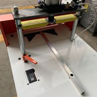Suministro de fábrica, sierra de protección de esquina de puerta y ventana de aluminio, máquina cortadora de protección de esquina de Perfil de plástico de aluminio
