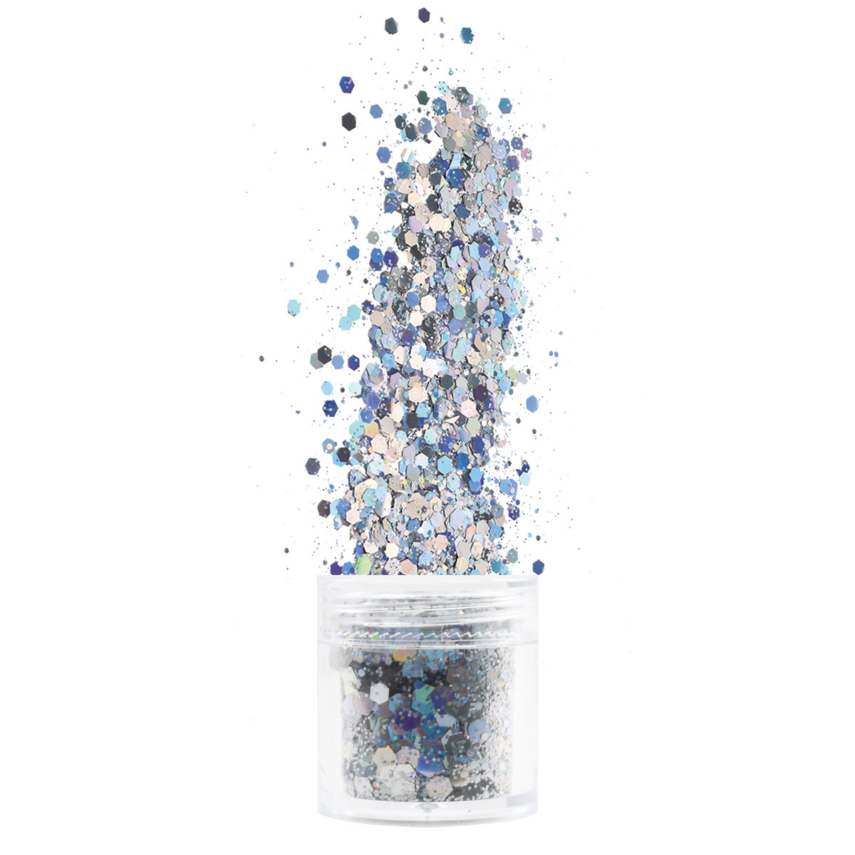 Laser silver/blue light 10g bottle - 10 grams in bottle