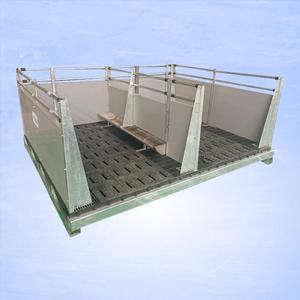 Nuevo y Seguro Equipo de Cría de Cerdos HENGYIN HY236: Jaula de Destete para Lechones con Piso de Paneles de Acero Galvanizado de Alta Resistencia - Product Image 1