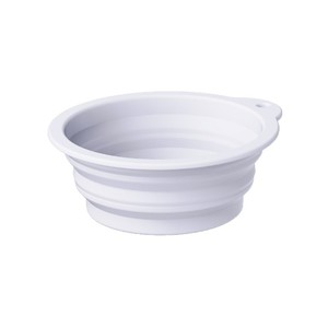 Tazón plegable de silicona para mascotas, apto para lavavajillas, de calidad alimentaria, portátil, para viajes. - Product Image 1