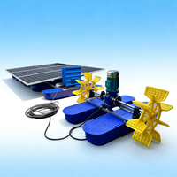 Aérateur à roue à aubes solaire Shuijingling 2HP AC220V DC96V, adapté aux étangs d'élevage de poissons et de crevettes