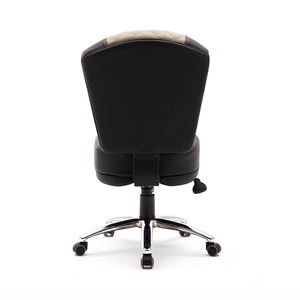 Sillas de Póker de Alta Calidad en Oferta, Sillas de Casino Grandes de Cuero Genuino, Base Redonda Negra, Sillas para Máquinas Tragamonedas - Product Image 3