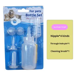 Biberón pequeño para mascotas, nuevo diseño de plástico con 1 año de garantía para cachorros, gatitos, chinchillas y conejos - Product Image 6