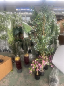 Palmier Areca Artificiel, <span class=keywords><strong>Plantes</strong></span> Tropicales avec Frondes et Troncs Réalistes, Plante Verte Artificielle - Product Image 4