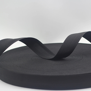 Cường độ cao thân thiện với môi trường 20mm-50mm kích thước tùy chỉnh dây đeo vải Polypropylen màu đen bền cho sử dụng túi và đai - Product Image 1