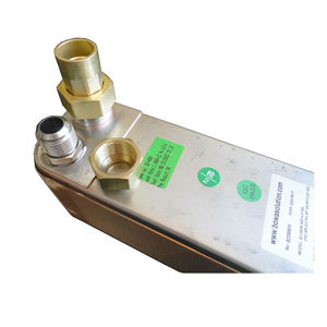 50kW पानी ठंडा स्टेनलेस स्टील condenser पूर्ण मिलान 8 + 8hp हीट पंप पानी चिलर्स डिजाइन और असेंबली लागत बचाता है - Product Image 3