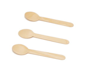 Muỗng Gỗ 160Mm Dùng Một Lần Với Bao Bì Cá Nhân - Product Image 4