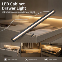 Lumière LED pour tiroir 12V DC avec interrupteur à capteur IR pour armoire, placard YB4003-24-1