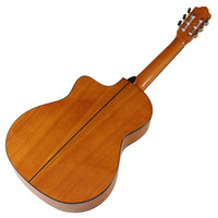 Gitar Klasik 39" 6 Senar Feramengo Kuning Kayu Cemara Cina dengan Lampu Belakang Cypress