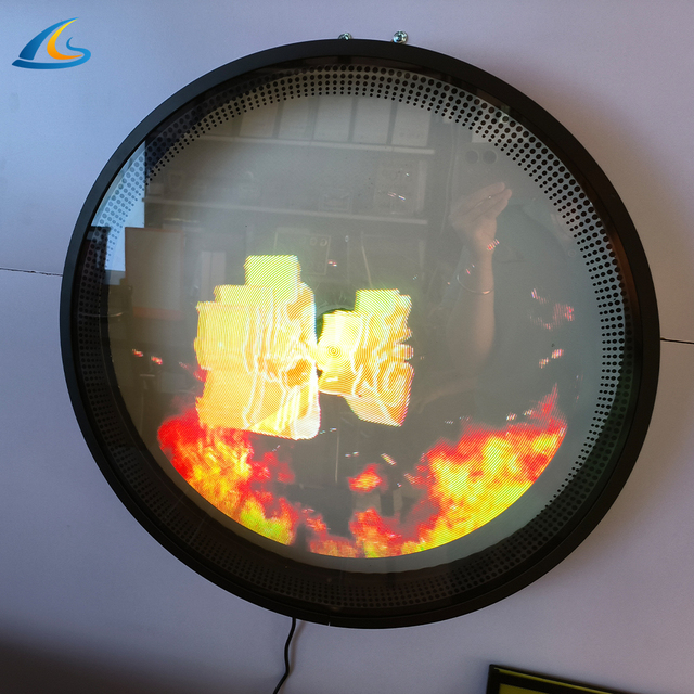 Single Sided 2-Blade 3D Holographic LED Advertising Display Projector Fan Indoor Application with Animation WiFi App Control OEM