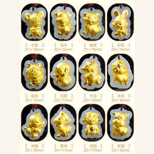 Collana con cordino rosso regolabile, accessorio unisex, ciondolo con i 12 segni zodiacali, regalo per donna e <span class=keywords><strong>uomo</strong></span>. - Product Image 2