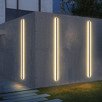 Applique murale Led en aluminium IP65, applique de jardin, porche, acrylique, lampe murale moderne, étanche, longue bande, pour l'extérieur