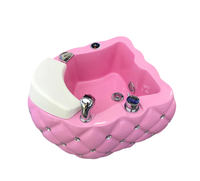 Fauteuil de pédicure portable de luxe en verre avec massage, sans plomberie, baignoire en acrylique, pompe à eau et lampe de surf
