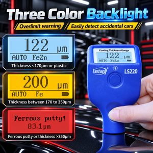 เครื่องวัดสีรถยนต์แบบพกพา LS220 ความละเอียด 0.1μm และช่วงการวัด 0-3500μm สำหรับการตรวจสอบยานยนต์มือสอง - Product Image 4