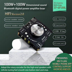 XY-AP100L XINYI Sini Audio บอร์ดเพาเวอร์แอมป์ดิจิตอลสเตอริโอ 100W แบบสองช่องสัญญาณ ปรับเสียงได้ 360 องศาแบบไร้ขั้นบันได - Product Image 6
