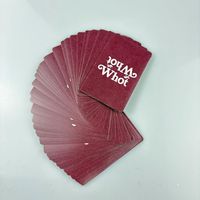 Cartes à Jouer de Poker en Gros, 320 g/m², Papier à Noyau Bleu, Boîte Pliante, Revêtement UV, Écologiques, pour Usage Familial, Bureau, Salle de Pause