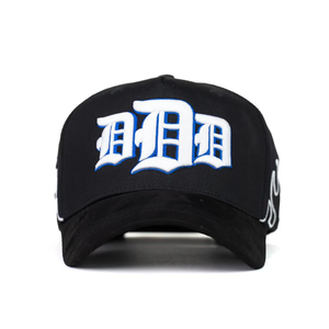 Gorra de Béisbol de Algodón Unisex Ajustable de 5 Paneles con Estampado de Goma Sublimado con Logotipo Personalizado Beautiful Flame para Dandi Cap - Product Image 5