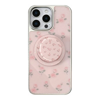Coque de téléphone magnétique fleur à la mode pour Iphone16 16pm 15 15pm 15pro 14pm 14pro 14 13 13pm 13pro 12/11 support coque de protection