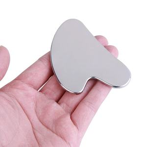 Herramienta de raspador de músculo Gua Sha de acero inoxidable, tabla de raspador de masaje para terapia física de tejido cicatricial - Product Image 1