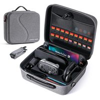 Étui de transport de grande capacité avec 18 emplacements pour cartes de jeu pour Nintendo Switch 2, sac de voyage de protection rigide en EVA