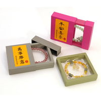 Schubladenbox-Verpackung Spritzguss Transparente PE-Hängefolie Schmuck-Display Ringbox Anhänger Halskette Ohrringe