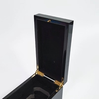 Boîte à parfum en bois de luxe écologique personnalisable avec gravure laser pour le rangement de bijoux, lunettes, cosmétiques, vin, cadeaux