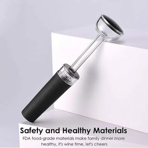 Bouchon de bouteille en silicone réutilisable et écologique pour la conservation du vin rouge, avec pompe manuelle à aspiration pour la maison (vente en gros) - Product Image 3