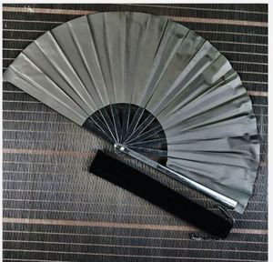 Customized <b>UV</b> <b>Light</b> Large Bamboo Folding Rave Hand Fan for Music Festival - Product Image 2