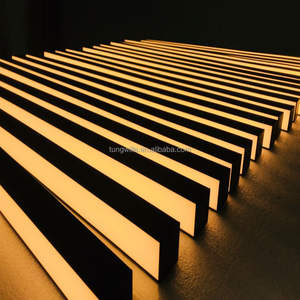 <span class=keywords><strong>Tube</strong></span> lumineux LED suspendu au plafond Tungwille 50x75mm, économie d'énergie, commande par télécommande/détecteur, bureau - Product Image 2